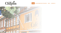 Desktop Screenshot of cafechaplin.dk